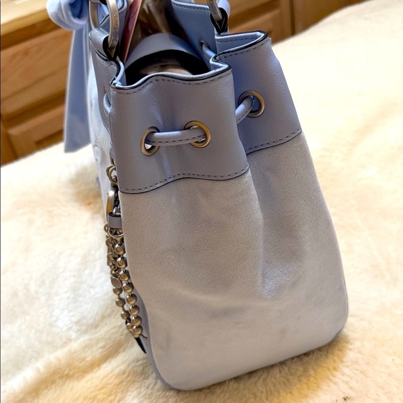 Juicy Couture Light Blue Daydreamer tote with Bow Accent - Picture 8 of 14